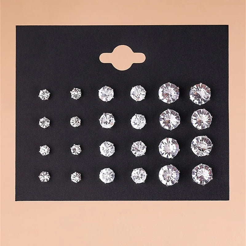 Everyday Crystal Stud Set