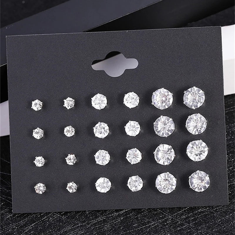 Everyday Crystal Stud Set