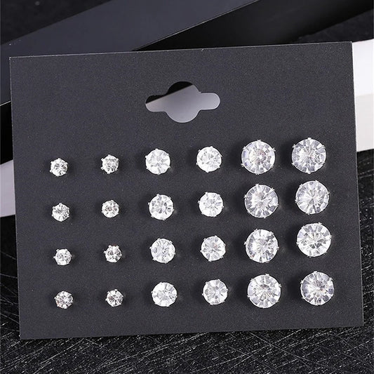 Everyday Crystal Stud Set